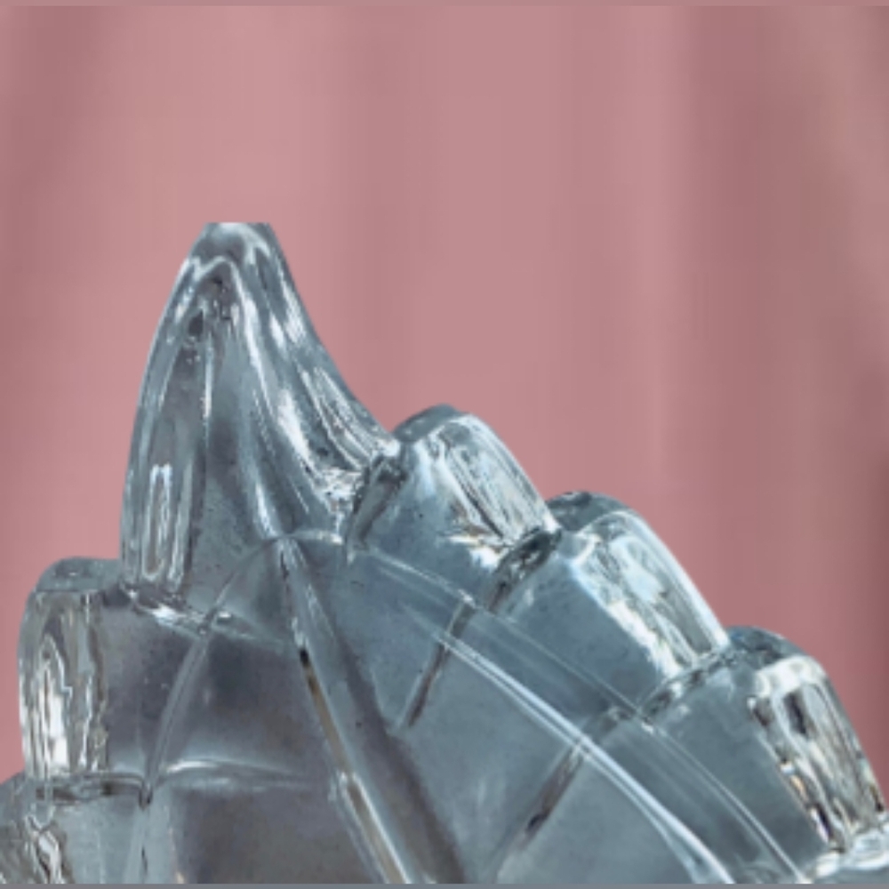 VINTAGE "ROYAL CRYSTAL ROCK" ITALIAN GENUINE LEAD CRYSTAL BUTTER PAT DISH 24% - Picture 6 of 8